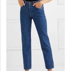 New ACNE STUDIOS highrise straight-leg rigid jeans